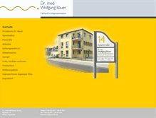 Tablet Screenshot of drbauer-in.de